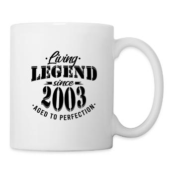 A legend was born in 2003 - Mug - white - Right