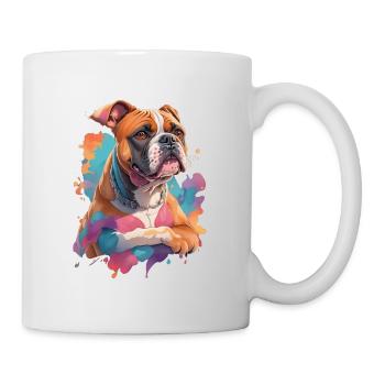 German Boxer Dog Drawing for Dog Lovers - Mug - white - Right