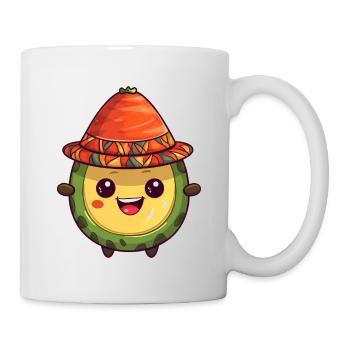 Avocat péruvien - Mug blanc - blanc - Droite