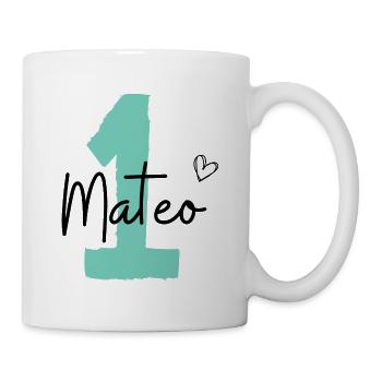 Mateo eins - Tasse - Weiß - Rechts