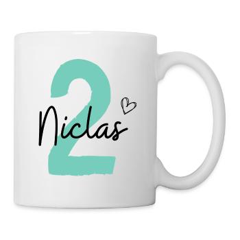 Niclas 2 - Tasse - Weiß - Rechts