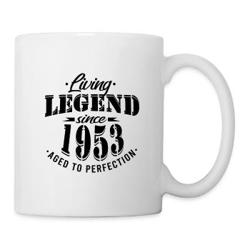 Living legend since 1953 Sayings - Mug - white - Right
