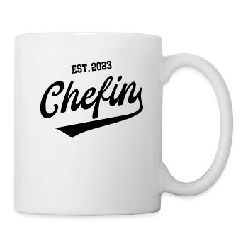Chefin Seit 2023 Selbstständig Gründerin Startup - Tasse - Weiß - Rechts