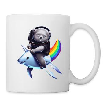 Koala Unicorn Astronaut at Rainbow Imaginative - Mug - white - Right