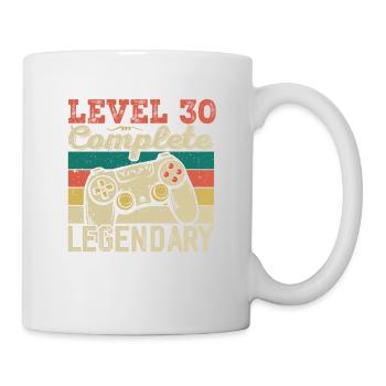 Niveau 30 Complete, Cadeau D'anniversaire 30 Ans - Mug blanc - blanc - Droite