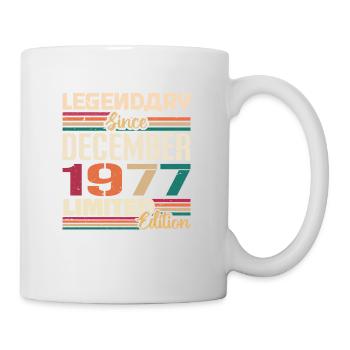 Legendary since December 1977 Vintage December 1977 - Mug - white - Right