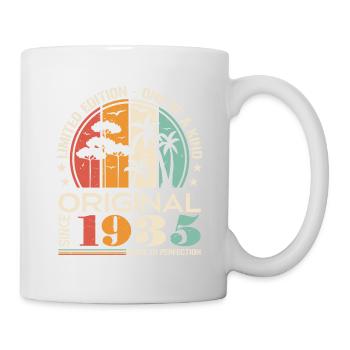 Vintage Car Built in 1935 Born Vintage Birthday - Mug - white - Right