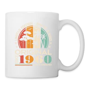 Voiture ancienne année 1960 ' s né anniversaire Vintage - Mug blanc - blanc - Droite