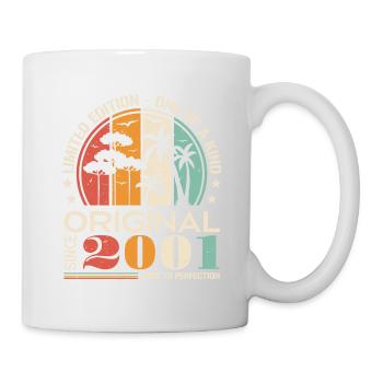Légendaire depuis 2001 Born Vintage Birthday - Mug blanc - blanc - Droite