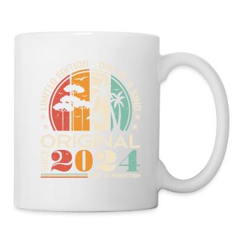 Legendär seit 2024 Geboren Jahrgang Geburtstag - Tasse - Weiß - Rechts