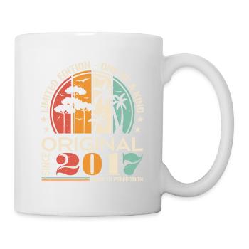 Legendary since 2017 Born Vintage Birthday - Mug - white - Right