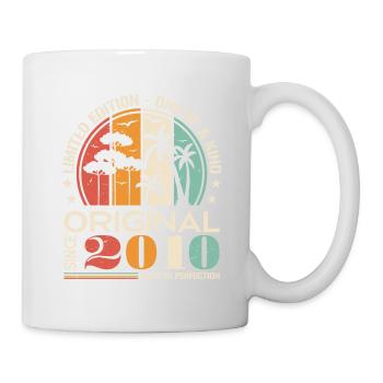 Legendary Since 2010 Born Vintage Birthday - Mug - white - Right