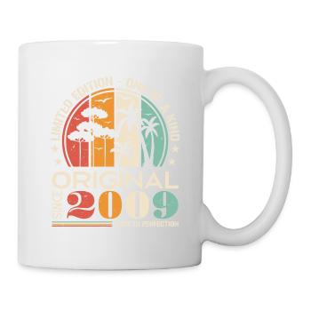 Legendär seit 2009 Geboren Jahrgang Geburtstag - Tasse - Weiß - Rechts