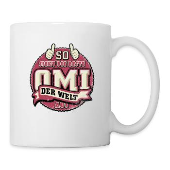 So sieht die beste Omi der Welt aus - Tasse - Weiß - Rechts
