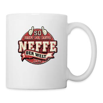 So sieht der beste Neffe der Welt aus - Tasse - Weiß - Rechts