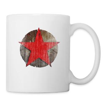 étoile rouge d’occasionLOOK LEFT - Mug blanc - blanc - Droite