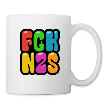 FCK NZS - Contre la droite - Plus jamais ça c’est maintenant - Mug blanc - blanc - Droite