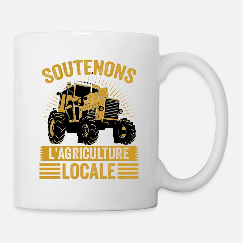 Soutenons L'agriculture Locale - Mug blanc - blanc