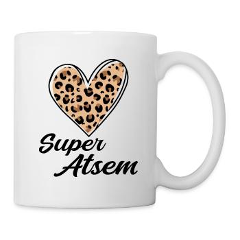 Super atsem - Tasse - Weiß - Rechts