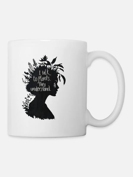 Comprendre et parler à l’oreille de Plant Whisperer - Mug blanc - blanc