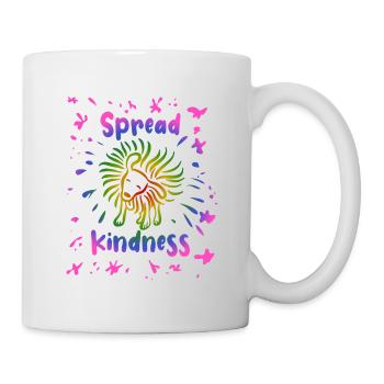 Spread Kindness - Dog Shakes Itself - Mug - white - Right