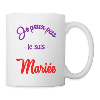 MARIEE. FUTURE MARIEE - Mug blanc - blanc - Droite