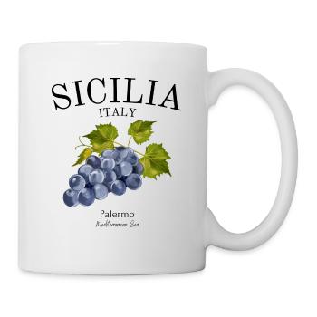 Sicily - Italy - Palermo - Italian - Etna - Mug - white - Right