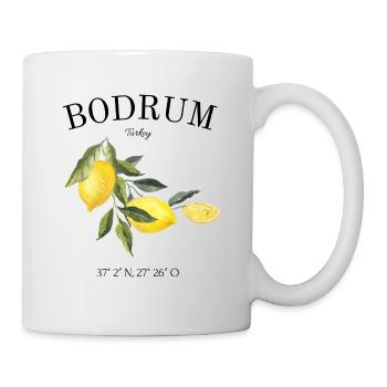 Bodrum - Turquie - Mer Egée - Souvenir - Voyage - Mug blanc - blanc - Droite