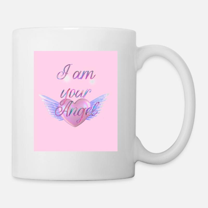 Ich bin Dein Engel - Tasse - Weiß