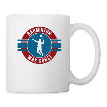 Badminton Team Mannschaft Spieler Spiel Federball - Tasse - Weiß - Rechts