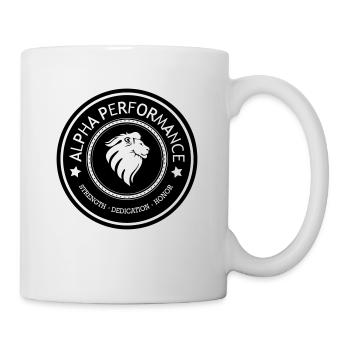 ALPHA PERFORMANCE - Mug - white - Right