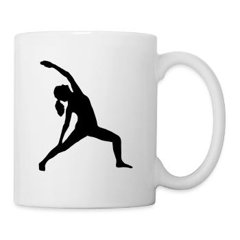 Fitness | Gymnastik | Aerobic | Fit | Trainer Yoga - Tasse - Weiß - Rechts