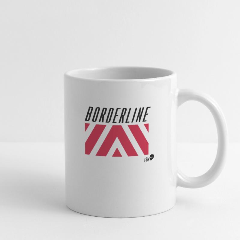 BORDERLINE Mug blanc