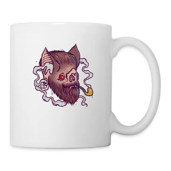 BAT HIPSTER - Tasse - Weiß - Rechts