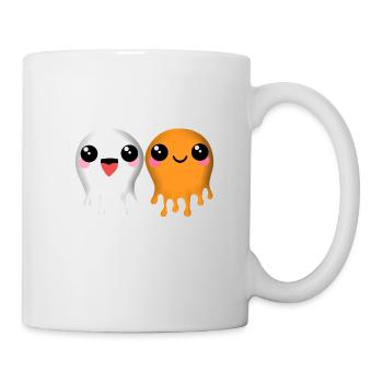 Halloween fantômes slime party - Mug blanc - blanc - Droite