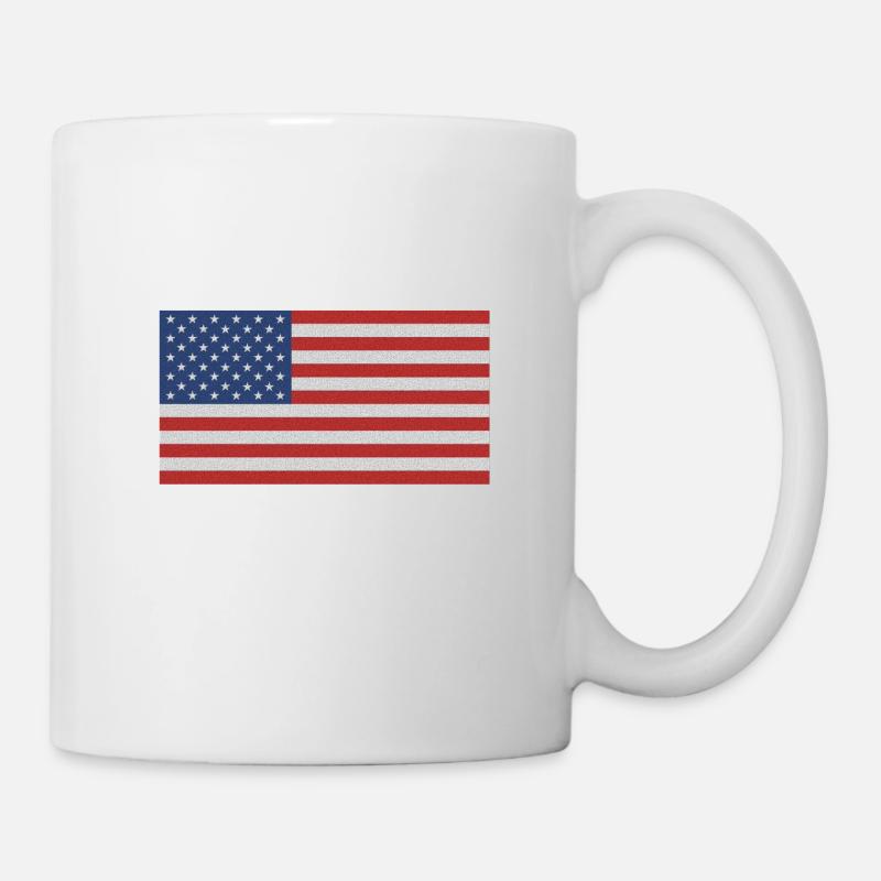 American Flag - Mug - white