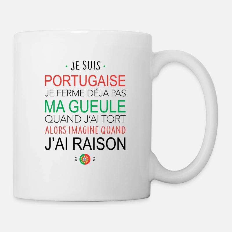 Portugaise - Ma gueule - Mug blanc - blanc