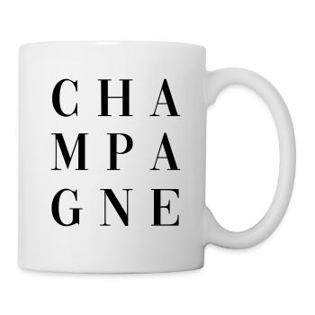 THREE LINES BLACK - Mug - white - Right