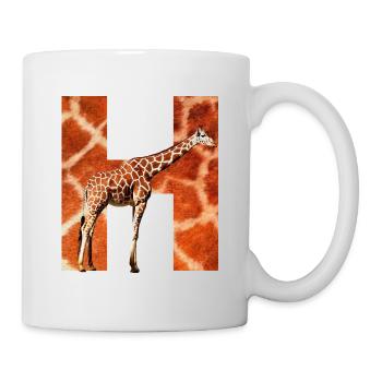 giraffe h - Mug - white - Right