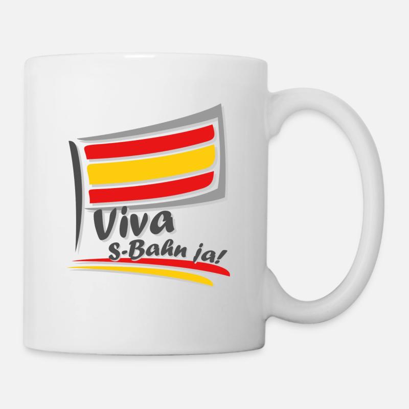 Viva S-Bahn oui! (Édition Viva Espana) - Mug blanc - blanc
