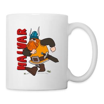Vic le Viking Halvar - Mug blanc - blanc - Droite