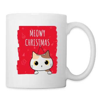 Meowy Christmas Christmas gift - Mug - white - Right