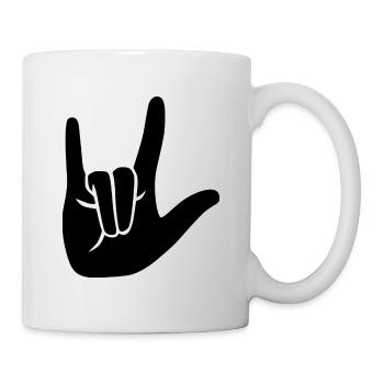 Main Rock - Tasse - Weiß - Rechts