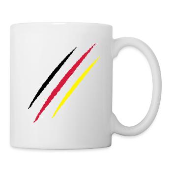 scratch germany scratch traces claw - Mug - white - Right