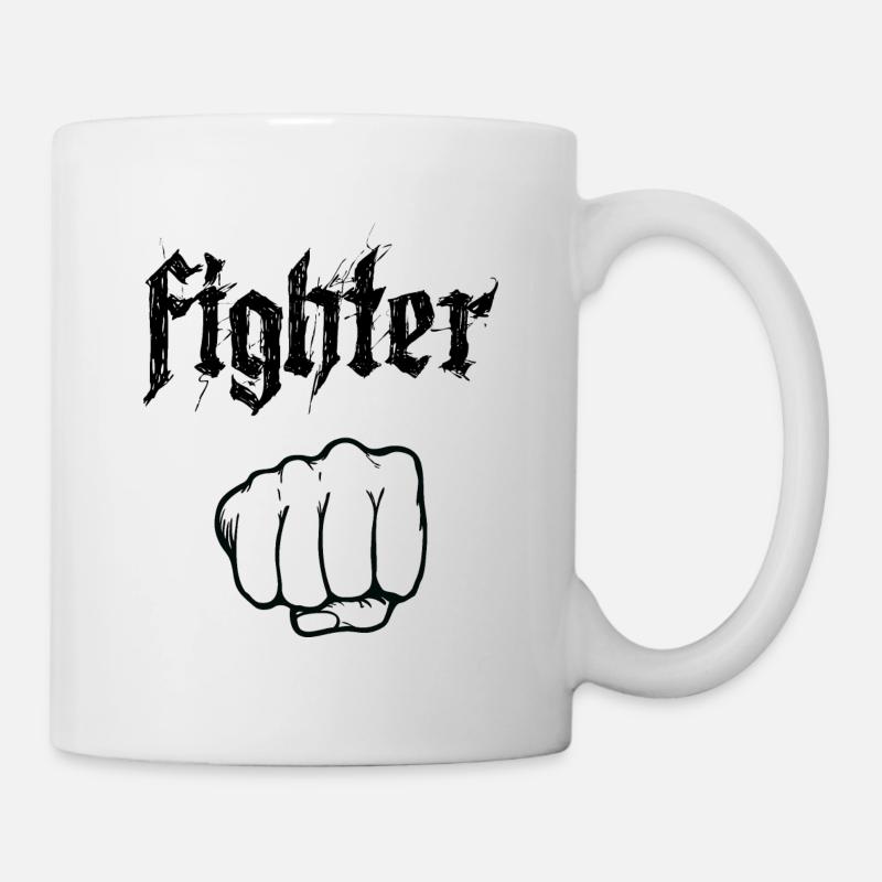 Kämpfer - Kampf - Tasse - Weiß