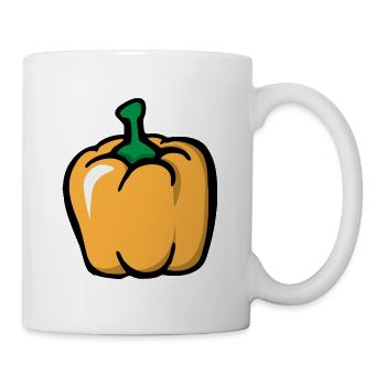 Yellow peppers paprica yellow pepper - Mug - white - Right