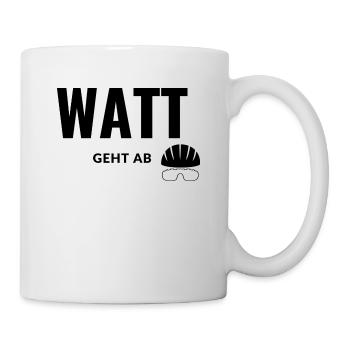 WATT geht ab - Tasse - Weiß - Rechts