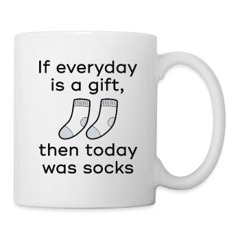 Today Was Socks - Mug - white - Right
