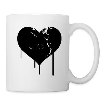 You broke my heart - Mug - white - Right