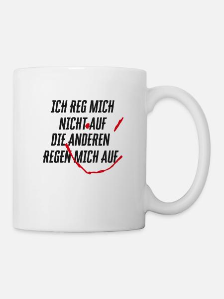 Lustiger Spruch Choleriker mit kurzer Zündschnur - Tasse - Weiß